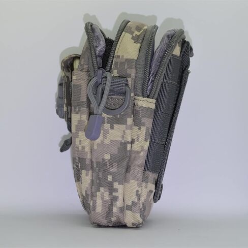 Tactical Waist Packs, Military Molle Compact Waist Bag, Multifunctional Fanny Pack Pouch for Camping Hiking Cycling Hunting Climbing Travel (Black) in Saudi Arabia