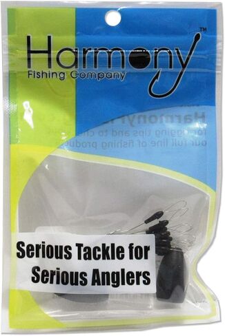 Harmony Fishing - Tungsten Flipping Weights (Chip-Proof Oxide Coated) for bass fishing [includes Weight Pegs] in Kuwait