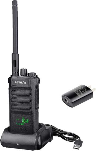 Retevis RT86 Long Distance Walkie Talkies, Heavy Duty 2600 mAh Rechargeable Two Way Radio,Remote Alarm Rugged Walkie Talkies Adults, for Offroad(1 Pack) in Saudi Arabia
