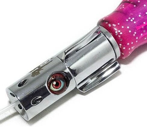 Jet Head Spinner Brass Head Hybrid Trolling Lure with 12 ft of leader Line. Pelagic Trolling Lure for Dorado, Tuna and Marlin. in Saudi Arabia