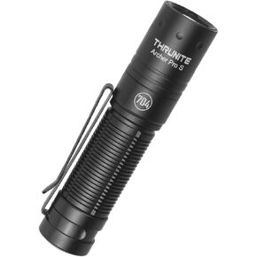 ThruNite Archer Pro S Customized Edition EDC Small Pocket Flashlight Max 1459 Lumens 160 Meters Handheld Mini Flashlights USB-C Rechargeable Light, Black Cool White