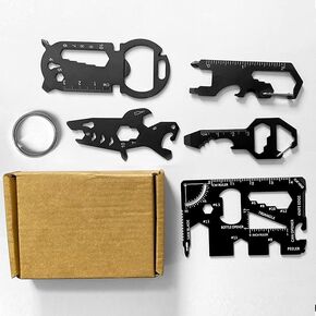 5pc Key Tool Sets, including Bottle opener, Hex driver, Ruler and ...