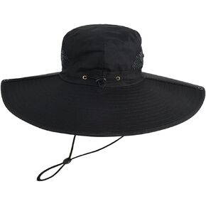 Fishing Hat for Women, Wide Brim UPF50+ Breathable Sun Cap Foldable Bucket Summer Beach Hat for Fishing
