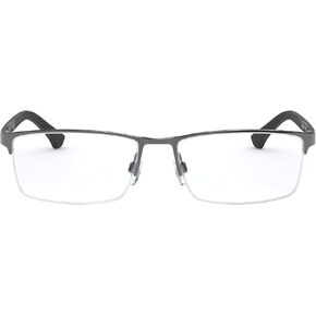 Emporio Armani Men's EA1041 Sunglasses, Rubber Black/Demo Lens, 53 mm