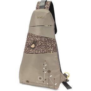 حقيبة ظهر CHALA CV-Escape Sling - حقيبة كروس نايلون RFID للنساء - سلحفاة - فيروزي
