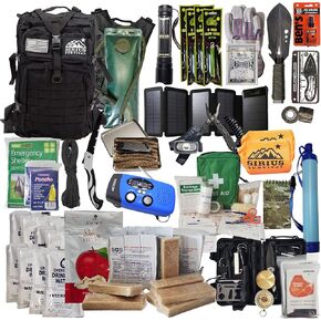 حقيبة Bug Out - حقيبة ظهر Bugout الممتازة المعبأة مسبقًا - مجموعة أدوات النجاة لحقيبة الظهر Bug Out - حقيبة بقاء شاملة - حقيبة ظهر للطوارئ