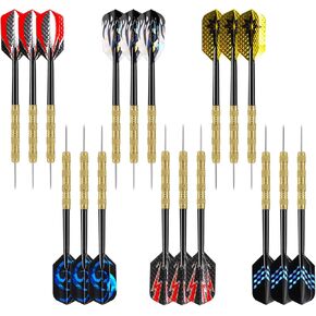 Accmor Steel Tip Darts, Professional Metal Darts, Darts Metal Tip Set, Metal Darts for Dartboard,18 pcs in Kuwait