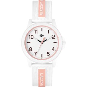Lacoste Rider Unisex Quartz 2020148 Plastic Case and Silicone Strap Watch, Color: Blue