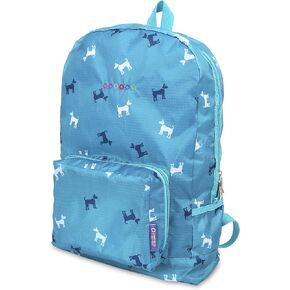 J World New York Buena Folding Backpack, Puppy, 6 X 11 X 15.7 (H X W X D)