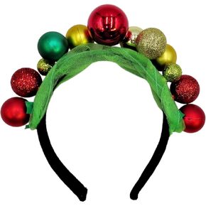 Needzo Colorful Christmas Gifts Headband, Festive Holiday Party Accessory for Women or Girls, One Size Fits Most