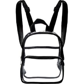 Youngever Mini Clear Backpack, Small Clear Bag, Heavy Duty