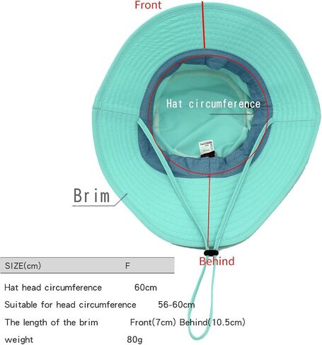 Outdoor Bucket Hat Wide Brim UV Protection Sun Hat Light Weight Adjustable Fisherman Hat for Women Men in Saudi Arabia