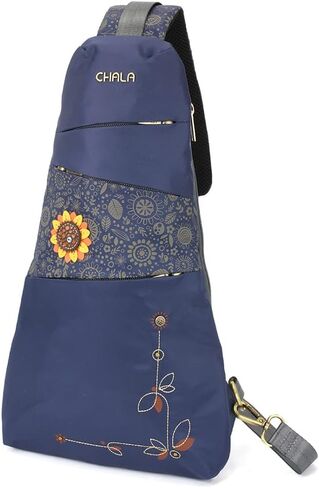 CHALA CV-Escape Sling Backpack - Women Nylon RFID Crossbody Sling Bag - Turtle - turquoise in Saudi Arabia