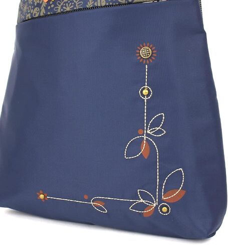 CHALA CV-Escape Sling Backpack - Women Nylon RFID Crossbody Sling Bag - Turtle - turquoise in Saudi Arabia