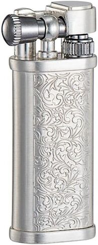Mini Kerosene Lighter Creative Retro Old-Fashioned Grinding Wheel Lighter Men's Gift (HT718GLASS) in Saudi Arabia