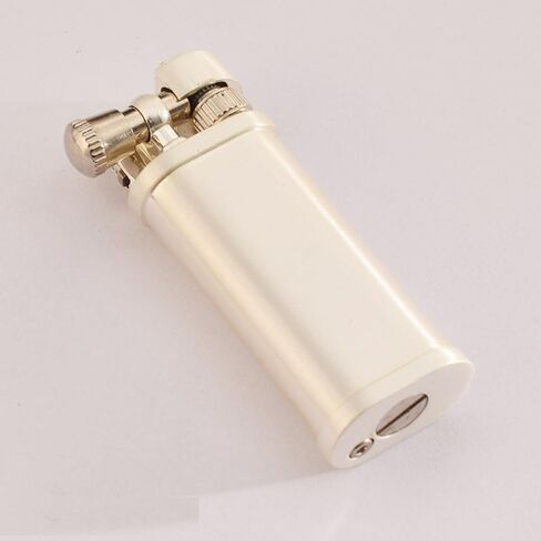 Mini Kerosene Lighter Creative Retro Old-Fashioned Grinding Wheel Lighter Men's Gift (HT718GLASS) in Saudi Arabia