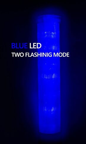 RK 16-Inch Signal Traffic Wand Baton LED Flashlight with Wrist Strap, Blue Finish in Saudi Arabia