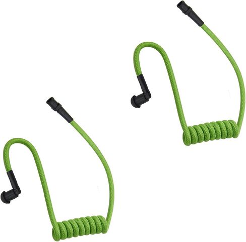 Replacement Braided Nylon Fiber Acoustic Coil Tube Moisture Proof Color for Radio Earpiece (PurePurple-1) in Saudi Arabia