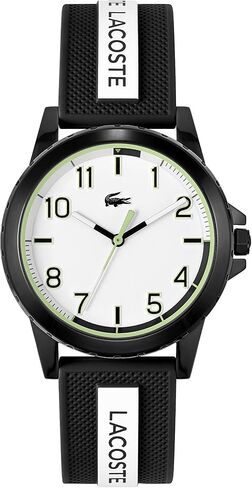 Lacoste Rider Unisex Quartz 2020148 Plastic Case and Silicone Strap Watch, Color: Blue in Saudi Arabia