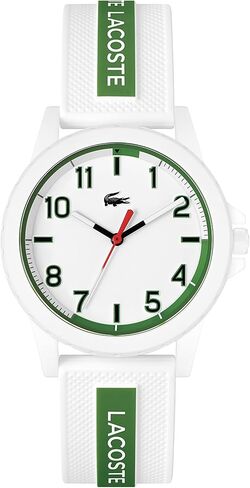 Lacoste Rider Unisex Quartz 2020148 Plastic Case and Silicone Strap Watch, Color: Blue in Saudi Arabia
