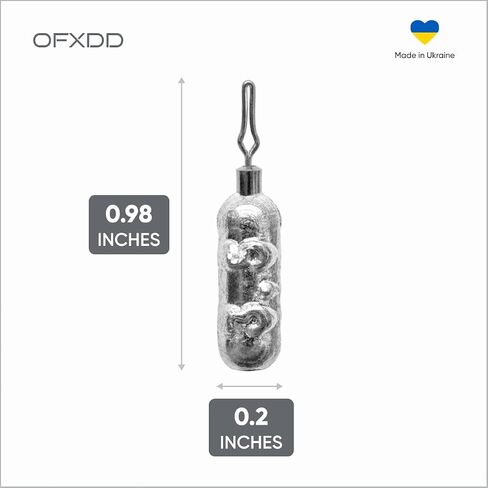Fishing Weights 20 Pcs - Lead Sinkers Fishing 3.5 g (0.12 oz) - Fishing Weights Freshwater & Saltwater - Oval Removable Fishing Weights Sinkers in Saudi Arabia