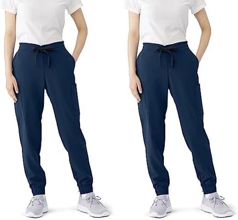 افي. بنطلون Cargo Jogger للسيدات من First باللون الفحمي، L in Kuwait