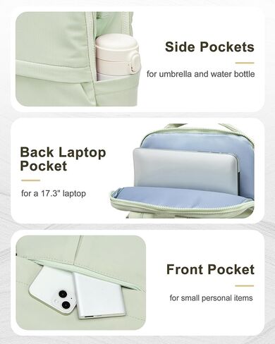 suratio Black Laptop Backpack for Women Gym Backpack Casual Daypack Backpacks Travel Backpack for Traveling on Airplane Work Backpack for Men Lightweight Computer Backpack College Teacher Backpack in Kuwait