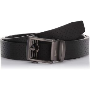 NIKE Men's ACU Fit Ratchet Belt, Dark Grey-Perforated, One Size