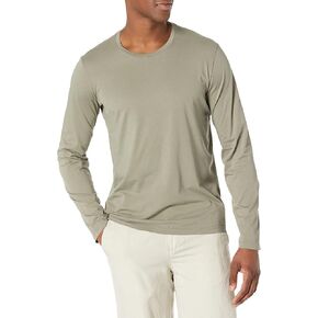 Velvet by Graham & Spencer mens Velvet Men's Alvaro Long Sleeve Henley Shirt, Palm, Medium US