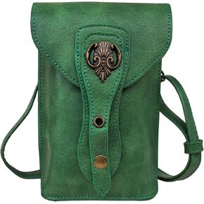 Larswon Belt Pouch, Renaissance Bag Medieval Leather Belt Pouch Ren Faire Accessories Small Crossbody Belt Bag Cell Phone Pouch Renaissance Belt Ren Fairy