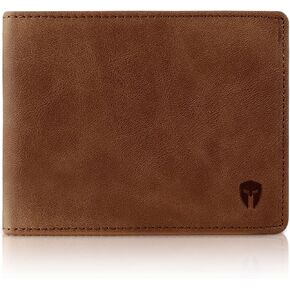 Bryker Hyde 2 ID Window RFID Wallet for Men, Bifold Side Flip, Extra Capacity Travel Wallet (Slate Gray - Distressed Leather)