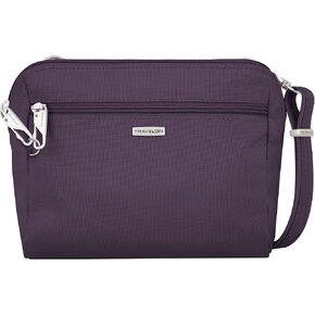 Travelon Women's Classic Convertible Crossbody & Waist Pack, Black, 8 x 7 x 2