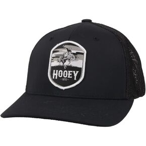 HOOEY Boys Grey Cheyenne Patch Flex Fit Mesh Ball Cap