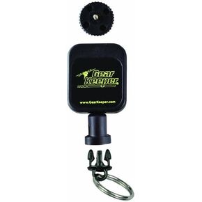 Gear Keeper RT5-5801 Micro Key/Tool Retractor with Snap Clip Mount | Heavy Duty Retractable Keychain | 36" Extendable Work Clip for Keys and Tools | 40 Pounds Breaking Strength | Snap Clip Mount