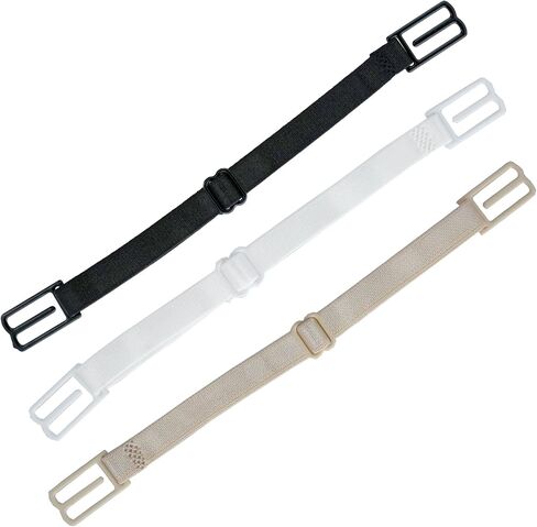 Magicmode Bra Straps Holder Racer Back Conceal Bra Straps Non-slip Elastic Cleavage Control, Pack of 3 in Saudi Arabia