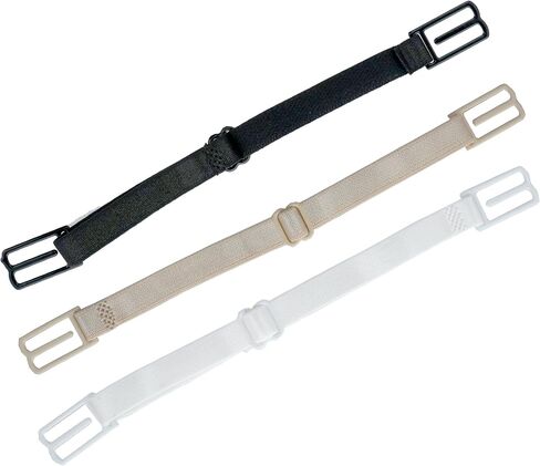 Magicmode Bra Straps Holder Racer Back Conceal Bra Straps Non-slip Elastic Cleavage Control, Pack of 3 in Saudi Arabia