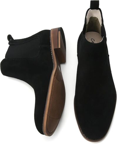 حذاء Cestfini الرجالي المصنوع من الجلد السويدي تشيلسي تشوكا للكاحل in Kuwait