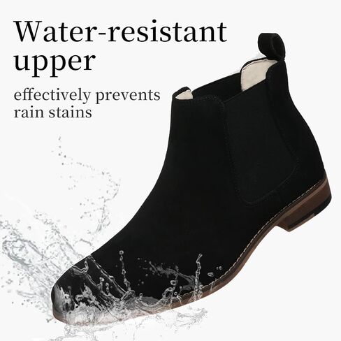 حذاء Cestfini الرجالي المصنوع من الجلد السويدي تشيلسي تشوكا للكاحل in Kuwait