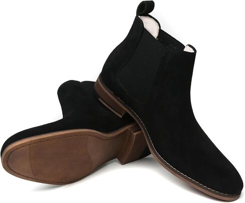 حذاء Cestfini الرجالي المصنوع من الجلد السويدي تشيلسي تشوكا للكاحل in Kuwait