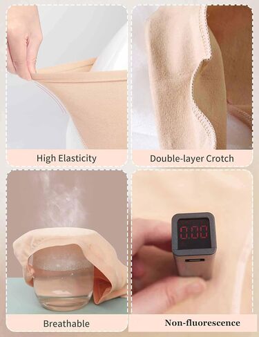 Daydance Girl's Women's Ballet Briefs Tan Cotton Seamless Dance Underwear for Gymnastics, Daily Life in Kuwait