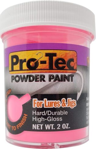 Pro Tec Powder Paint Bundle, Green Chartreuse - 3-Pack, Powder Lure Paint for Jig Heads, Fishing Lure Paint and Dye, 2 Oz in Saudi Arabia