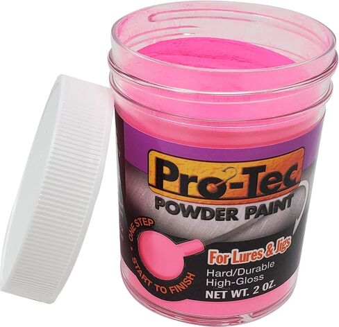Pro Tec Powder Paint Bundle, Green Chartreuse - 3-Pack, Powder Lure Paint for Jig Heads, Fishing Lure Paint and Dye, 2 Oz in Saudi Arabia