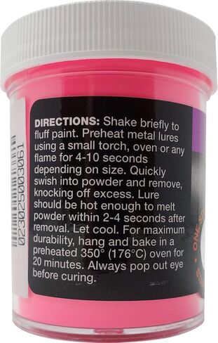 Pro Tec Powder Paint Bundle, Green Chartreuse - 3-Pack, Powder Lure Paint for Jig Heads, Fishing Lure Paint and Dye, 2 Oz in Saudi Arabia