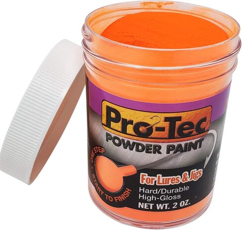 حزمة طلاء مسحوق Pro Tec، أخضر شارتروز - 3 عبوات، طلاء مسحوق لرؤوس الرقص، طلاء وصبغ طُعم الصيد، 2 أونصة in Saudi Arabia