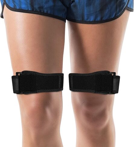 supregear IT Band Strap - Iliotibial Band Compression Wrap, Adjustable Knee Thigh Hip & ITB Support Brace Patellar Tendonitis Stabilizer for Running and Exercise - Men, Women in Saudi Arabia