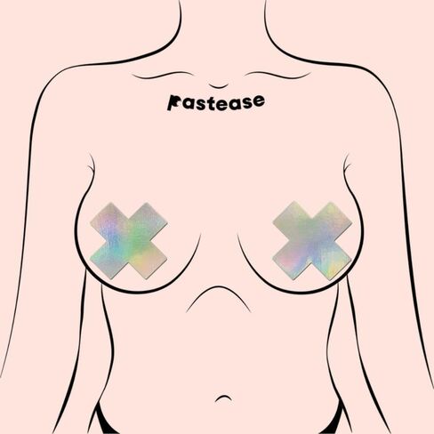PASTEASE X Pasties - أغطية الحلمات للمهرجانات والحفلات الموسيقية والملابس الداخلية | إكسسوارات الهالوين | خالٍ من اللاتكس ومصنوع في الولايات المتحدة الأمريكية in Kuwait