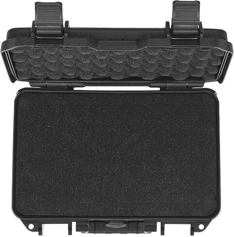 حافظات مسدس صلبة VEVOR مع رغوة PU مقطوعة مسبقًا، حافظة مسدسات صلبة مقاومة للماء والغبار لمسدسين، 14.4×11.6×7.8 بوصة علبة مسدس قابلة للقفل، أسود in Saudi Arabia