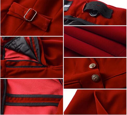 طقم بدلات للأولاد من Yanlu مكون من 5 قطع بدلة مخملية رسمية للأطفال مع سترة وسروال وقميص وربطة عنق in Kuwait