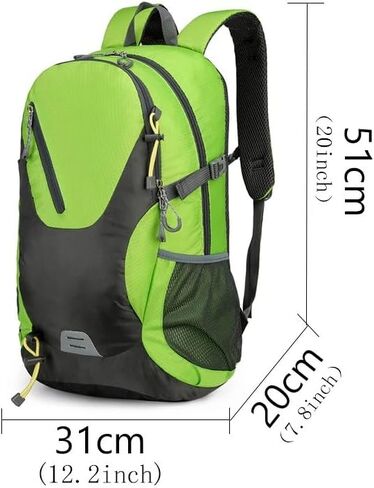 Hiking Backpack - Lightweight & Packable Travel Daypack for Camping, Hiking - Waterproof & Durable Backpack for Women - Pink in Saudi Arabia