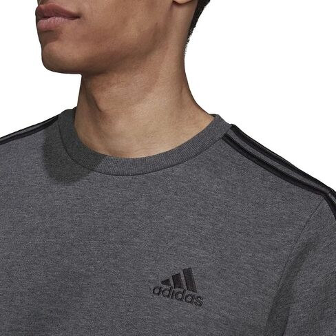 adidas Men's Essentials Fleece 3-Stripes Sweatshirt in Saudi Arabia